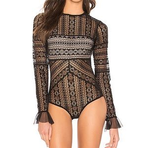 NWOT Thistle and Spire Jane Lace Bodysuit